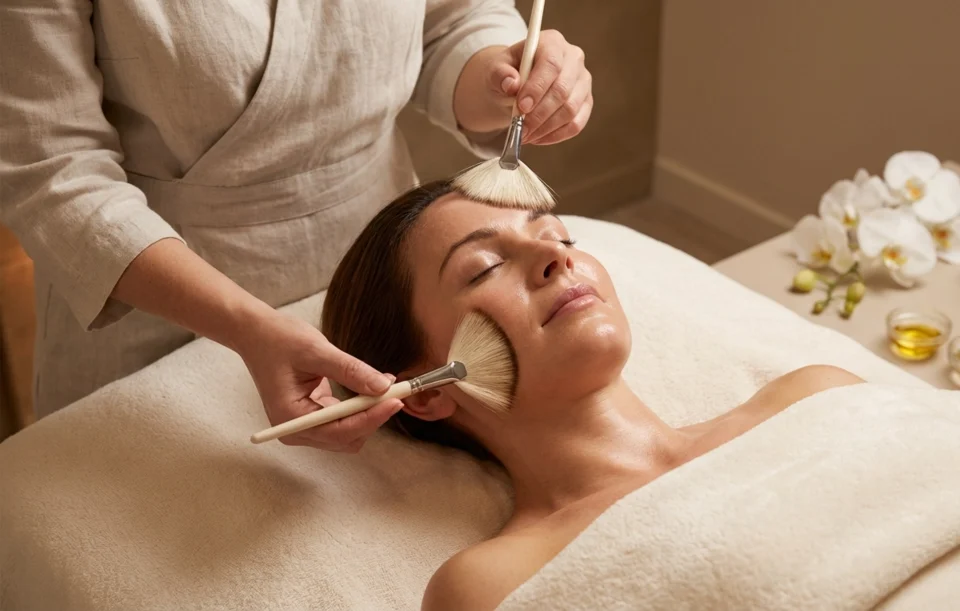 online legyezőecsetes arcmasszázs tanfolyam